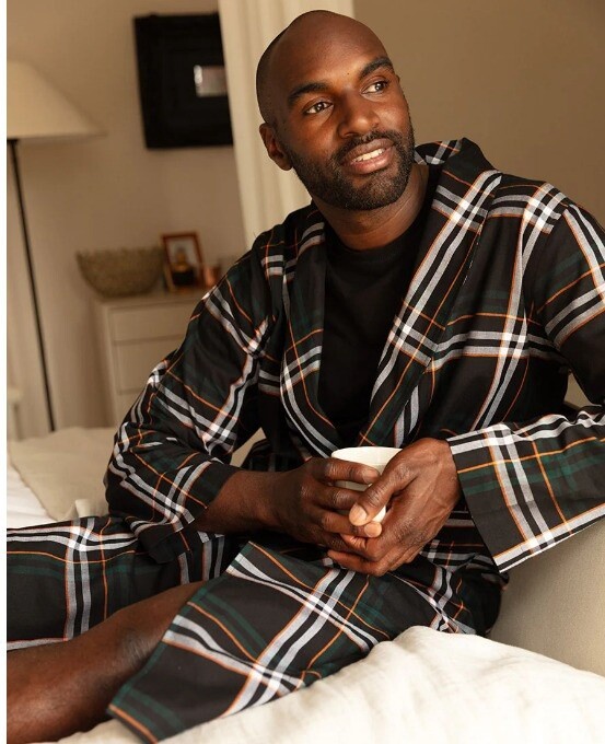 C-6979 Blake Woven Dressing Gown