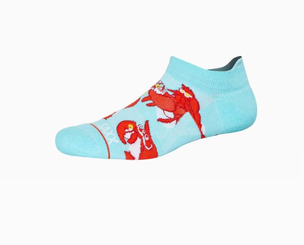 SXAN102 Low Show Socks, Size: M, Colour: (LLA) Lobster Lounger Aqua