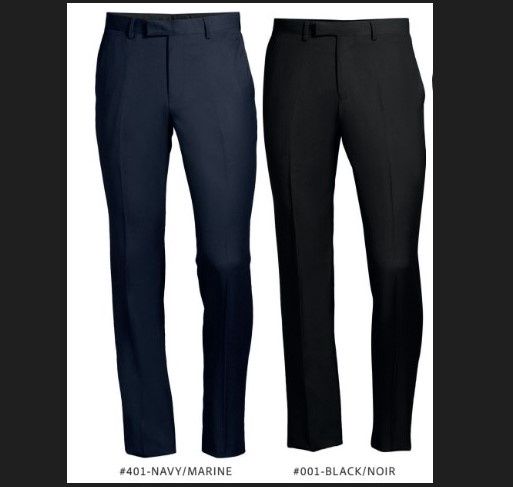 71020 Dress Pant, Size: 46-NIS, Colour: Black (001)