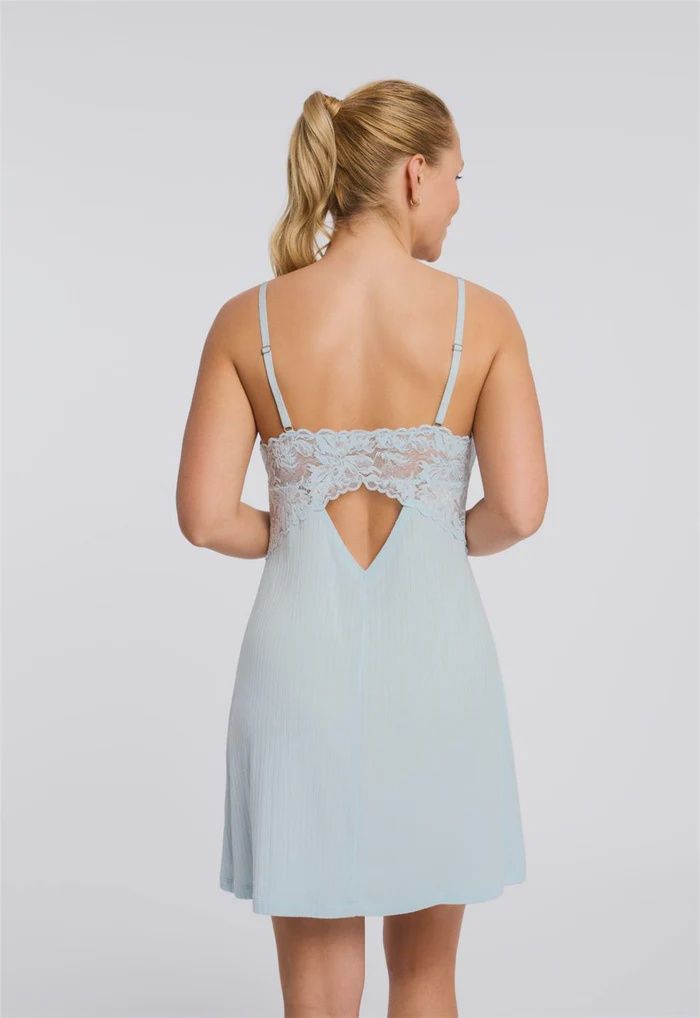 6042 Whisper Pointelle Chemise