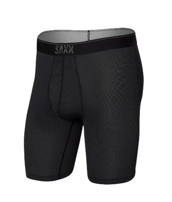 SXBL76F BLK Multi-Sport Mesh Long Boxer Brief