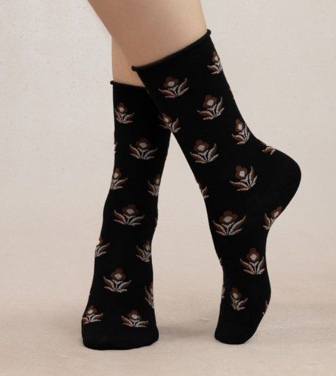 6487 Merino Wool Roll Top Sock