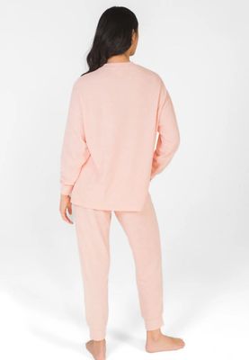 LS Drop Shoulder Top &amp; Jogger Set