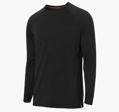 SXLC382 BLK Roast Master L/S Crew