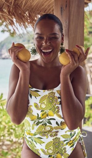 LEMON LOVE - JESSY - SWIMSUIT, Size: C10, Colour: LEMON, Season: SPRING/SUMMER 2025