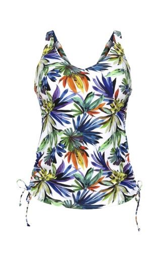 FLORAL ILLUSION - ILLY - TANKINI TOP, Size: C14, Colour: ORIGINAL, Season: SPRING/SUMMER 2025