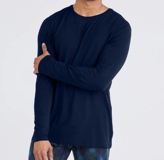 Snooze Long Sleeve Tee, Colour: (MAR) Maritime, Size: S