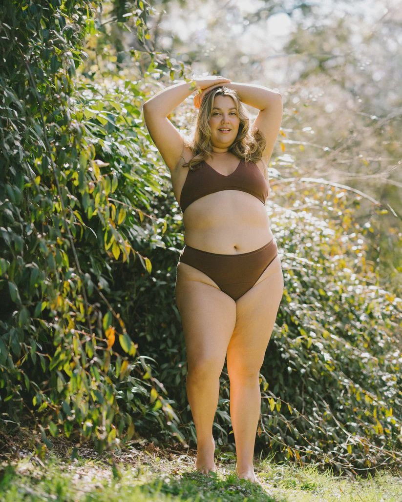 Mineral Undies - Bikini, Colour: Brown, Size: S