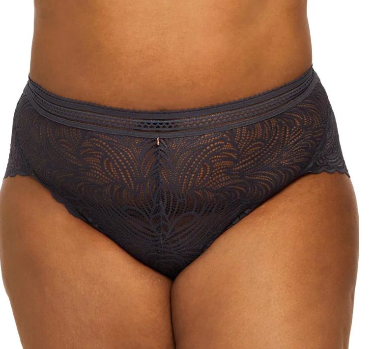 9456 High Waist Panty, Colour: Shadow, Size: M