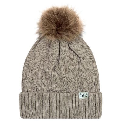 519 WOVEN LABEL FAUX FUR TOQUE (WOMENS)