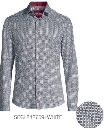 SOSL242759 Microfiber sport shirt L/S