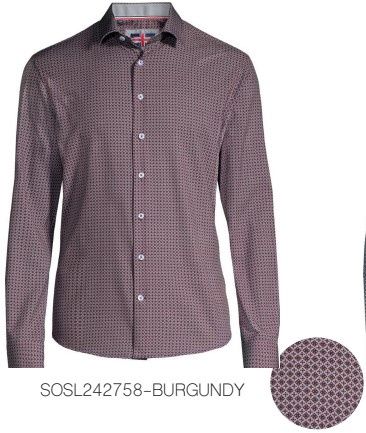 SOSL242758 Microfiber sport shirt L/S