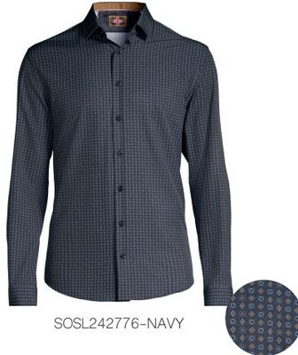 SOSL242776 Microfiber sport shirt L/S