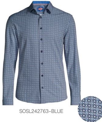 SOSL242763 Microfiber sport shirt L/S