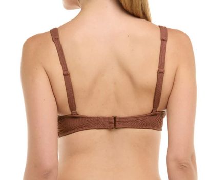 SK781171 Carolyne Mahogany Swim Top