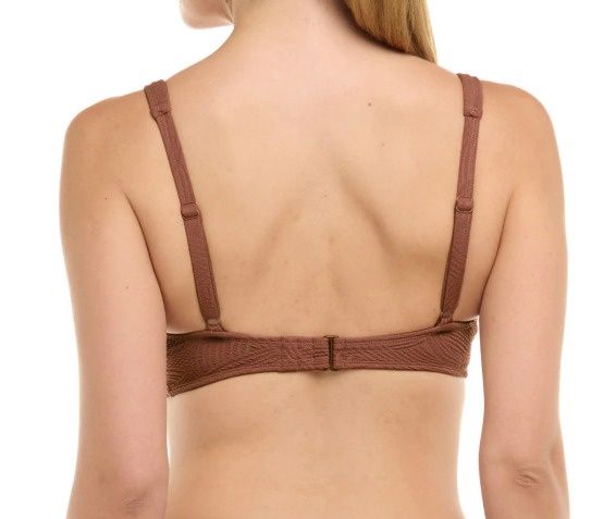 SK781171 Carolyne Mahogany Swim Top