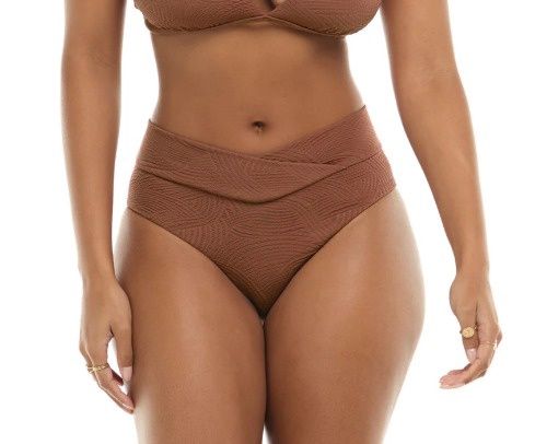 SK781254 Rachel Mohogany Swim Bottom
