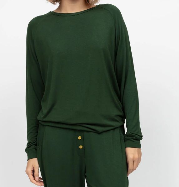 5011 Olive Jersey Pyjama Set