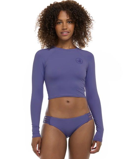 Let It Be Rashguard, Colour: Iris, Size: S
