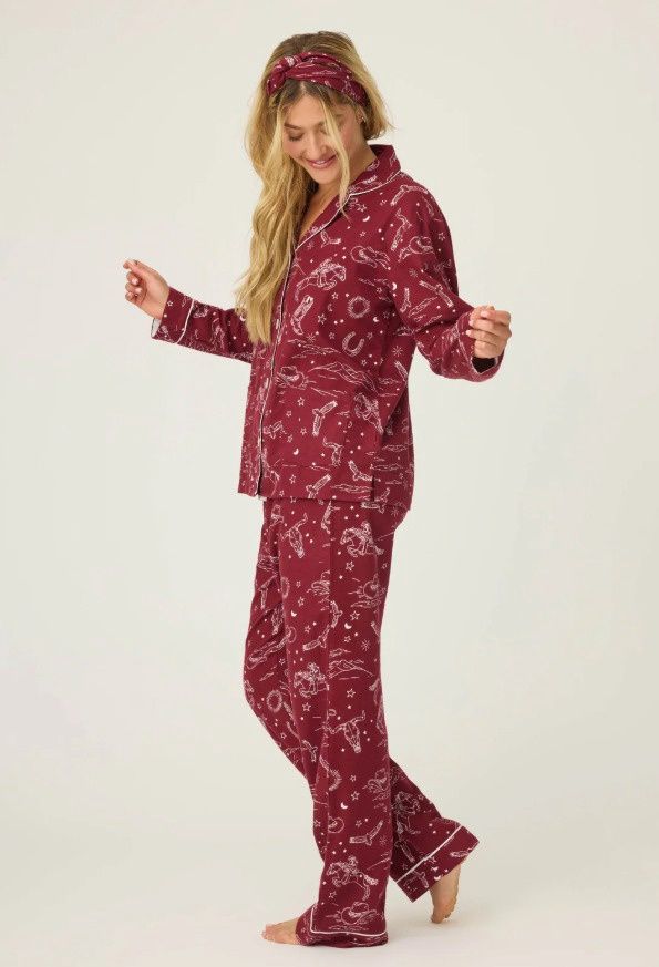 RUFLPJ PORT Hold Your Horses Flannel PJ Set
