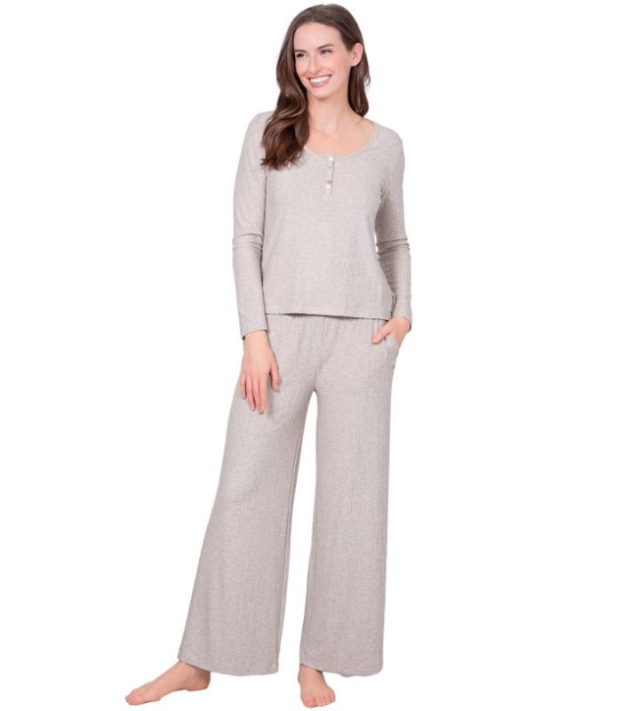 LW11KS355 Recycled Pointelle Knit Lounge Set