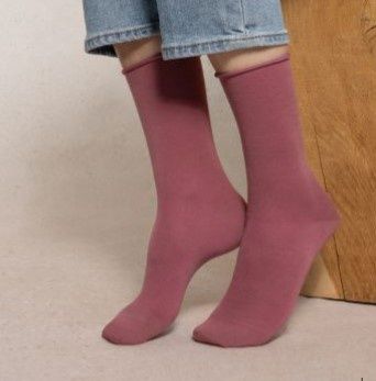 6700 Womens Wool Roll Top Blush