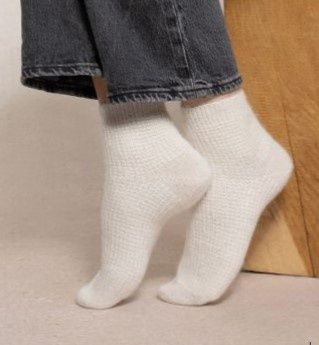 6572 Short Alpaca Wool Socks O/S