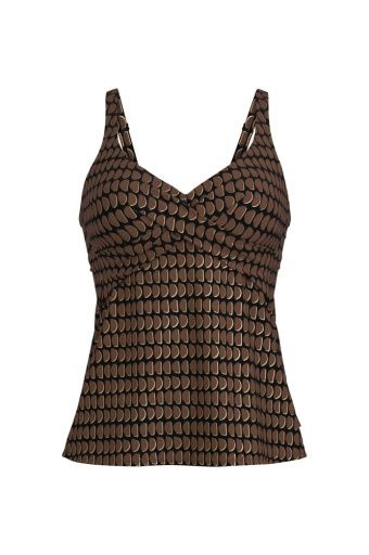 JAVA BEACH - MAILY - TANKINI TOP, Size: D10