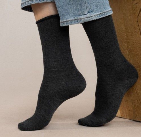 6700 Merino Wool Sock, Colour: T8H Anthracite, Size: 7 1/2-10