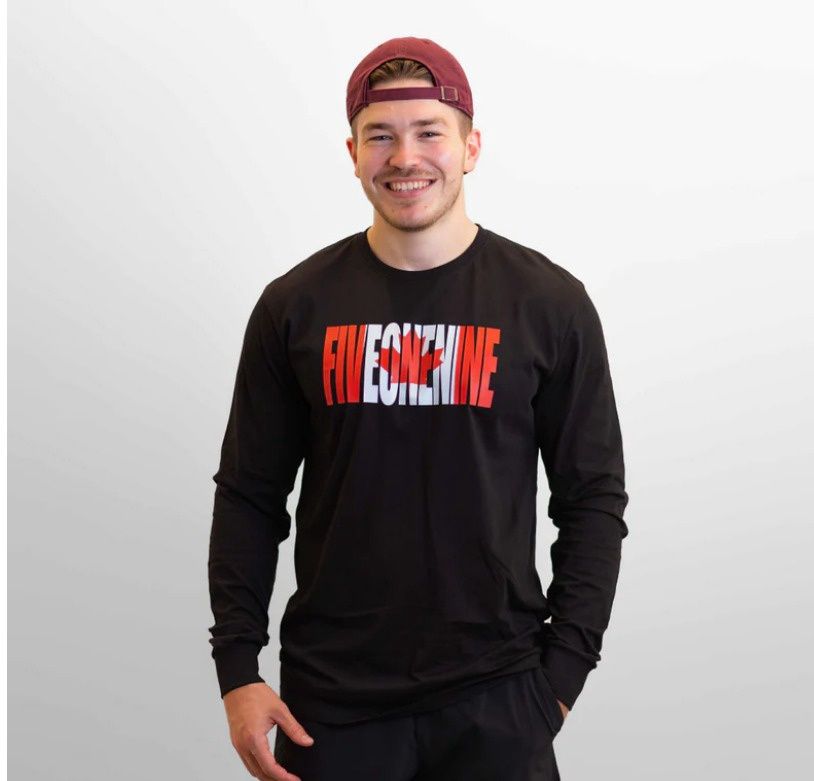 Canadian Flag Long Sleeve (mens), Size: M