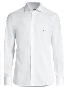 Basic Modern Fit Long Sleeve Dress Shirt