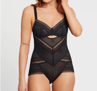 9545 Simple Pleasures Balconette Bodysuit, Size: S