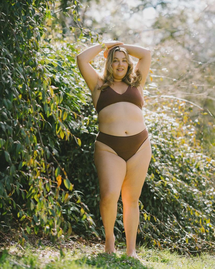 Mineral Undies - Bikini, Colour: Brown, Size: S