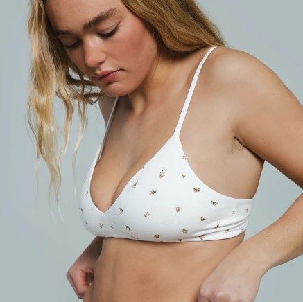 Mineral Undies- Triangle Bra- Rose Collection