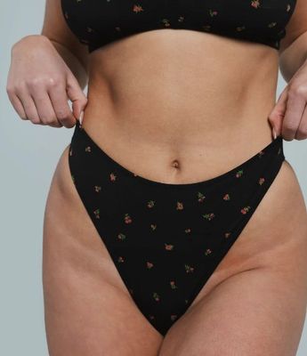 Mineral Undies- High Rise Thong- Rose Collection