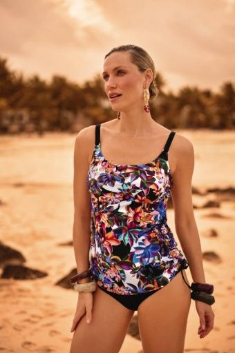 6570- LATINA - CARE TANKINI TOP, Size: C10