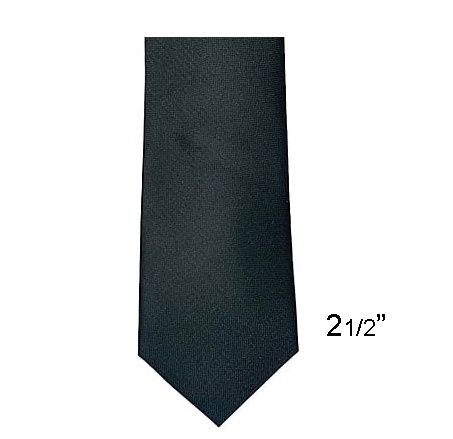 L100 Black Twill Tie