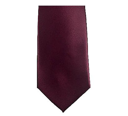 M100 Satin Tie, Colour: Wine