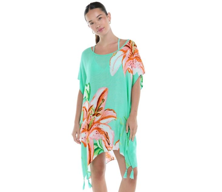 SK788621- TURQ Anissa Dress O/S