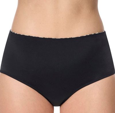 71783- Salta High Waist Panty - black/off-white