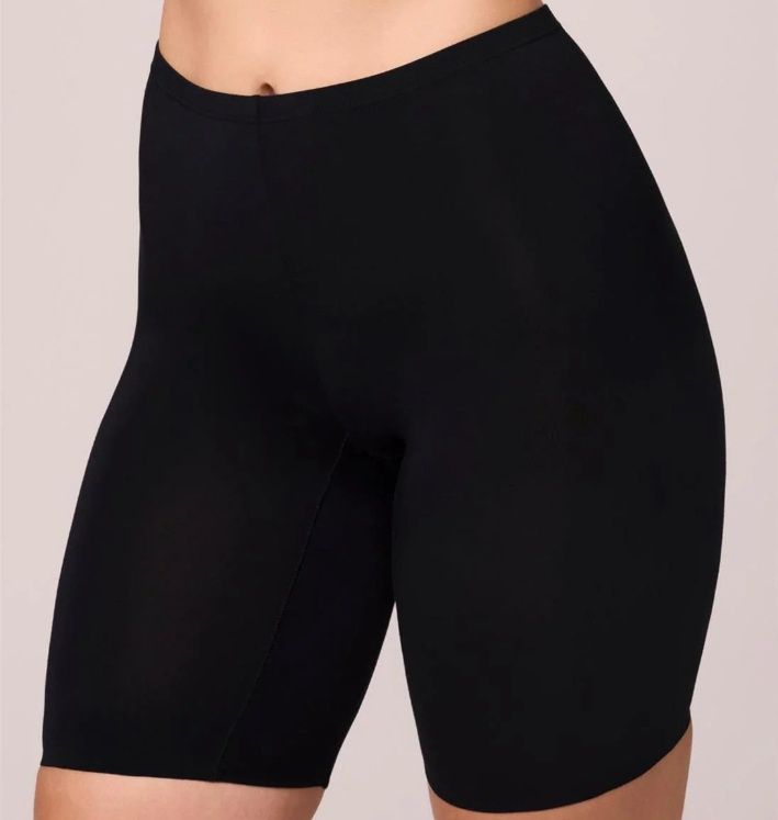 9755-BLK BodyBliss Biker Short with Anti-chafing
