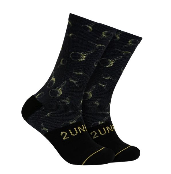 2U81PS. Gold Tess Flex Crew Sock
