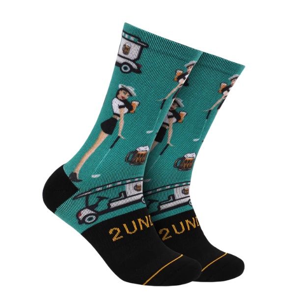 2U81PS- Cart Girl Flex Crew Sock