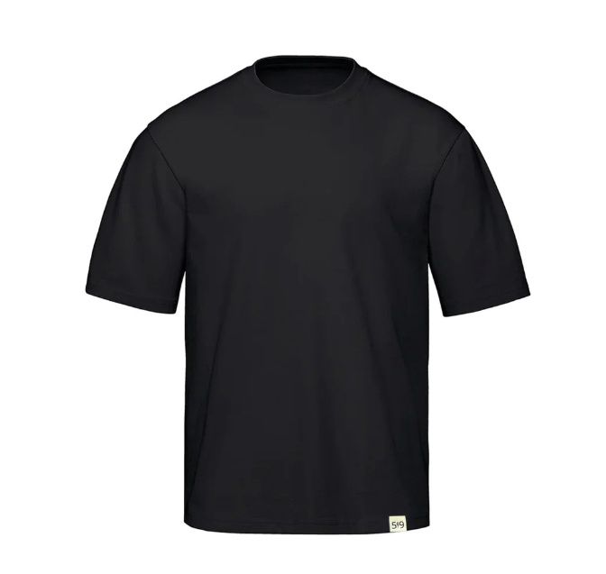 BASIC OVERSIZED TEE (UNISEX), Colour: Black, Size: M