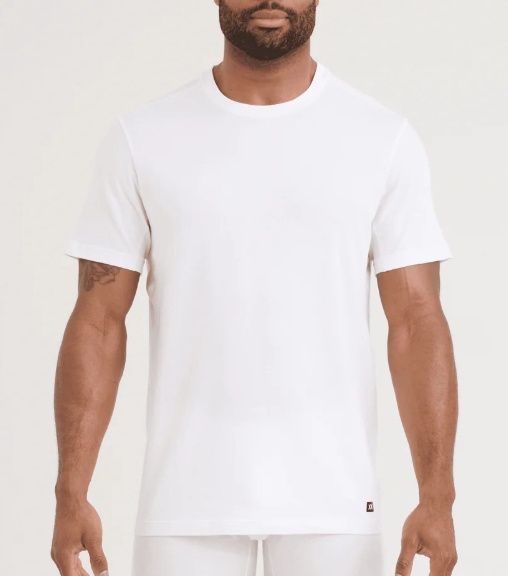 26F182C-WHI Droptemp Dry Undershirt- Crew Neck