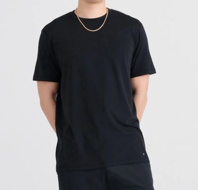 SXTS82_BLK DROPTEMP COOLING COTTON TEE