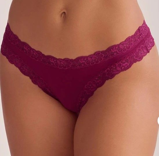 602 Fleur't Thong -, Colour: Deep Cherry, Size XS-XXL: S