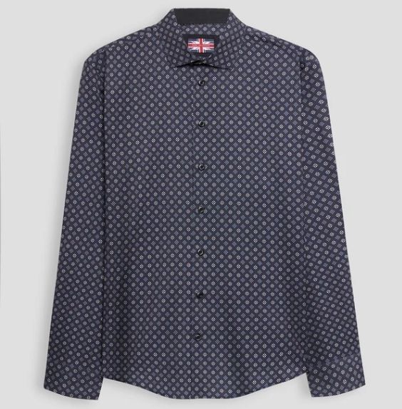 SOSL262743 SPORT SHIRT - BLACK
