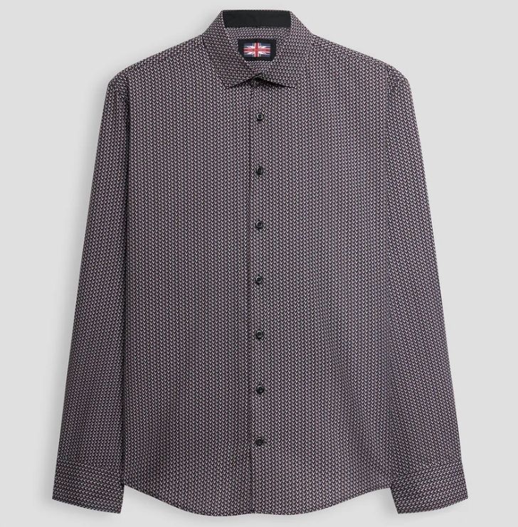 SOSL262737 SPORT SHIRT - BLACK