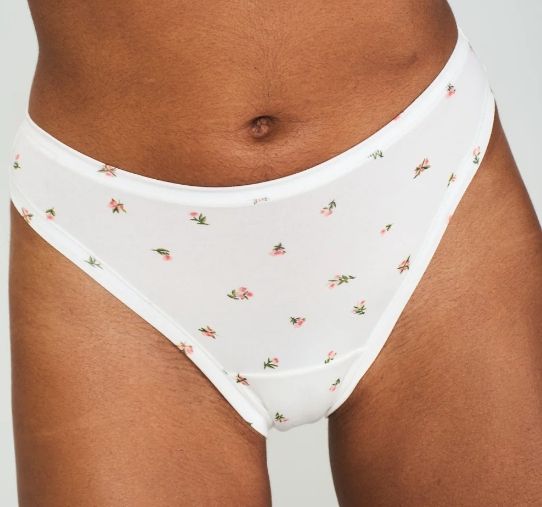Mineral Undies- High Rise Bikini Morning Rose